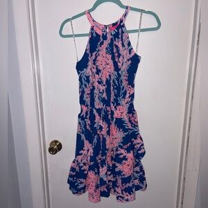 Lilly Pulitzer | Women’s 0 | NWT | Mini | Blue Coral | Vibrant | Colorful